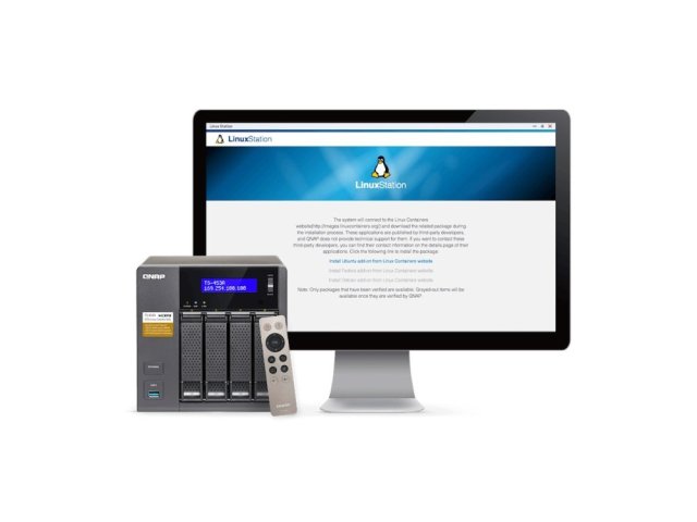 QNAP integroval řešení Linux Station se systémem Ubuntu