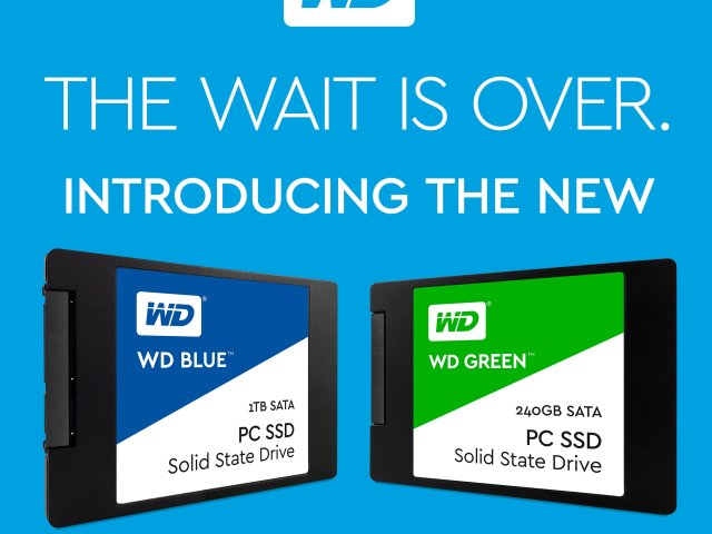 Western Digital uvádí SSD disky WD Green a WD Blue