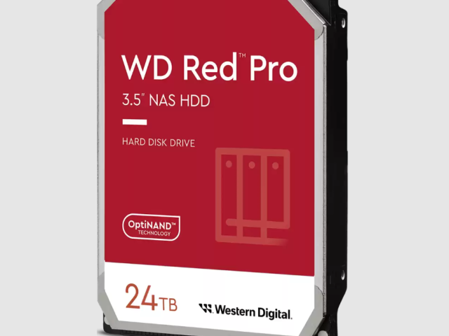Western Digital zahájil prodej pevného disku WD Red Pro s kapacitou 24 TB
