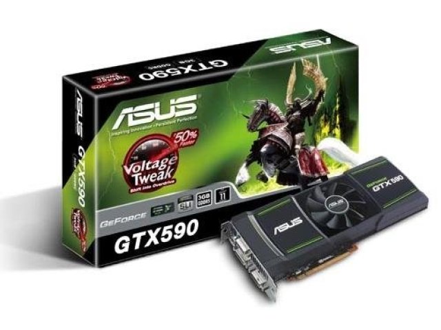 Duální grafická karta Asus GTX 590