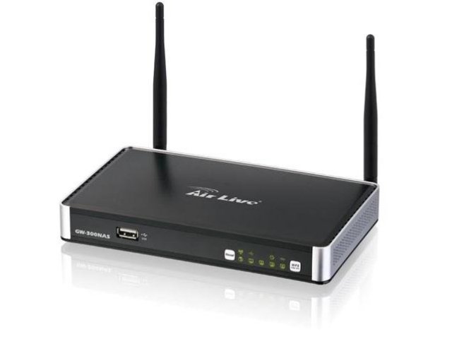 Router Airlive GW-300NAS Gigabit WAN P2P USB