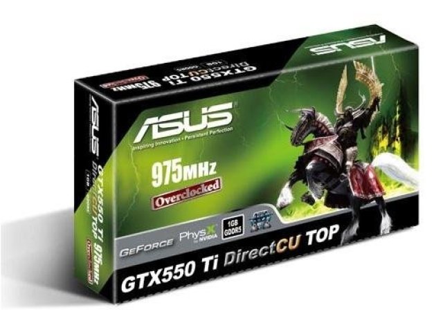 Grafické karty Asus GTX550 Ti DirectCU