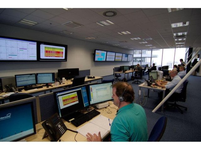 Centrála Interoute v Praze 