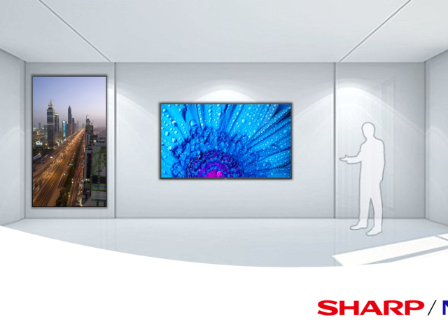 Společnost Sharp/NEC uvedla na trh nový model velkoformátového displeje NEC MultiSync M981