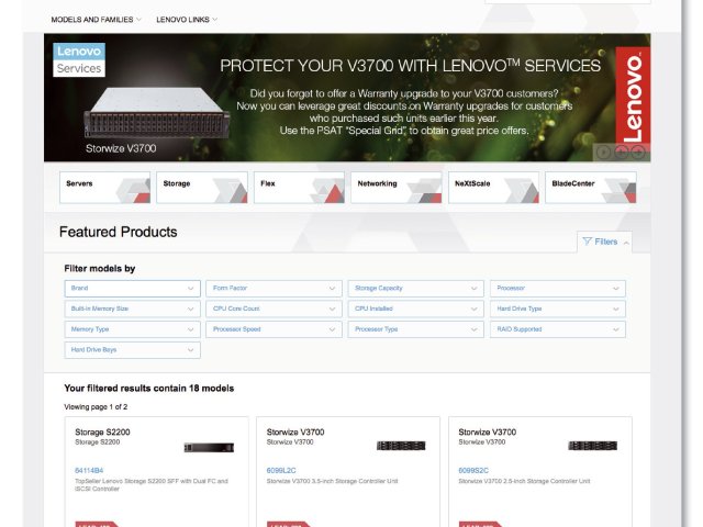 Lenovo Pre-Sales Advisor Tool