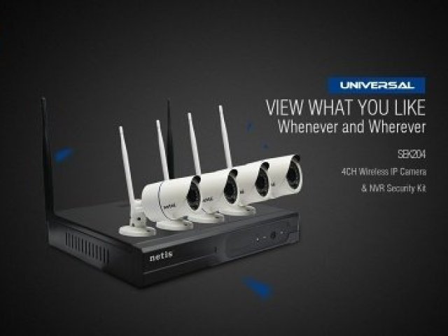 Netis Systems: SEK204 IP kamerový bezdrátový set