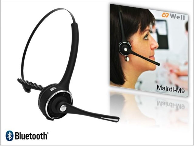 Well Mairdi má kvalitní bezdrátové headsety do kanceláře