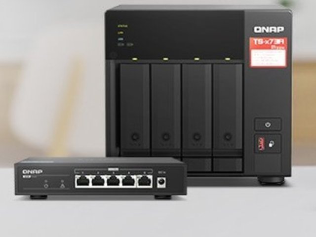 QNAP přináší zvýhodněné balíčky NASu a switche