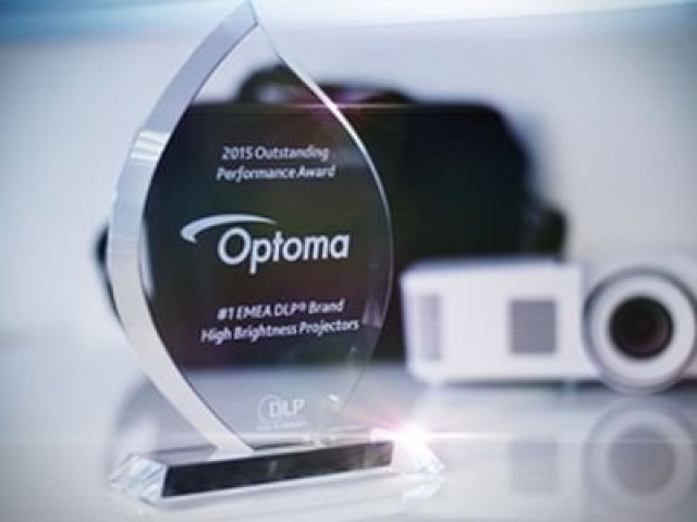 Optoma získala ocenění „První místo v DLP projektorech s vysokým jasem“