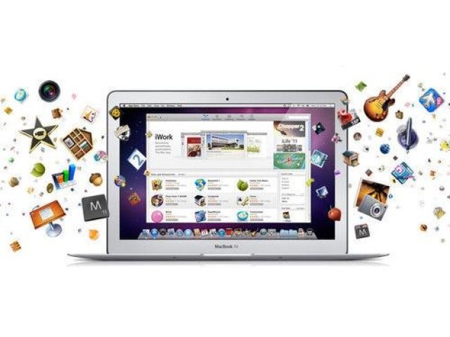 Obchod Mac App Store v provozu