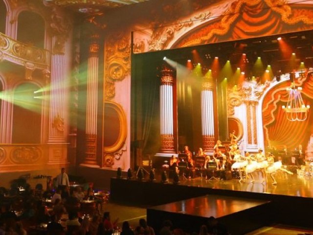 Společnost Sharp/NEC – divadlo Cosmos – pohlcující projekční videomapping