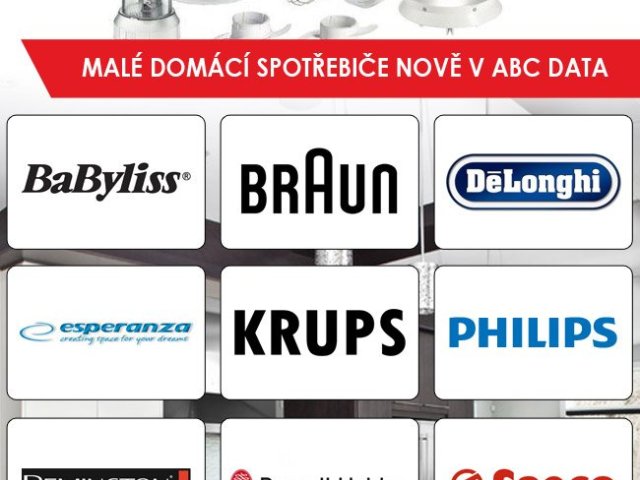 Malé domácí spotřebiče v portfoliu ABC Data