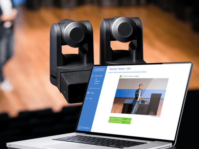 Avonic představil profesionální kamery pro videokonference, vzdělávání a zdravotnictví