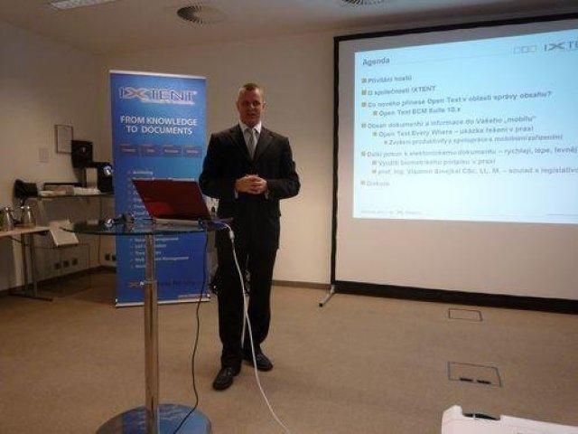  Ixtent: mobilita v ECM a dynamický biometrický podpis