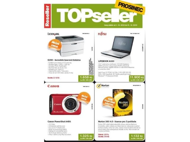 Objednejte si TOPseller PROSINEC na svou prodejnu