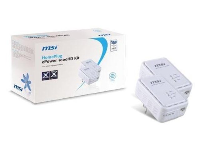 MSI Homeplug ePower 1000HD kit