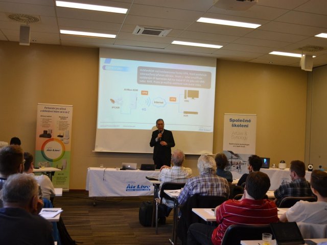 Školení AirLive a Synology přivítalo na čtyři desítky partnerů a zákazníků