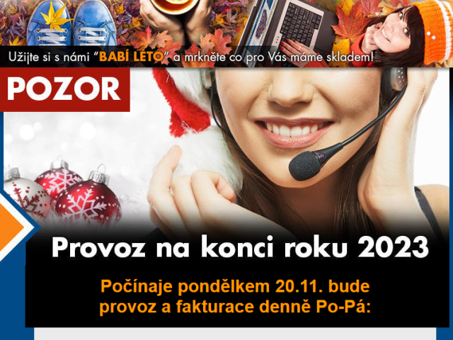 ATC provoz na konci roku 2023