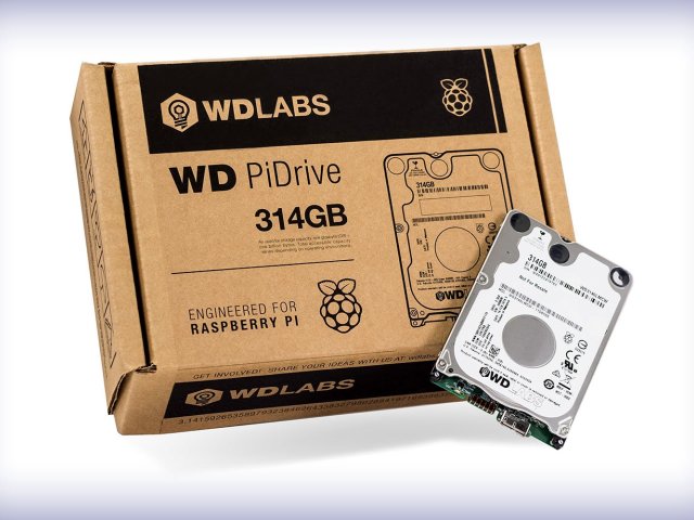 Disk WD PiDrive 314 GB nyní i na českém trhu