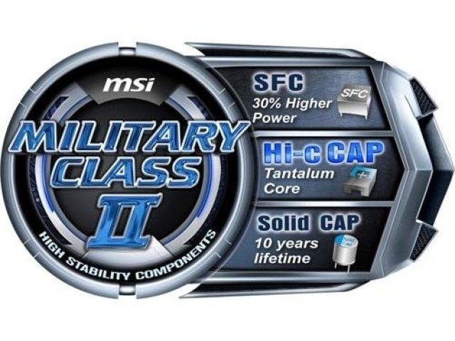 Military Class II od MSI – standard nejvyšší kvality
