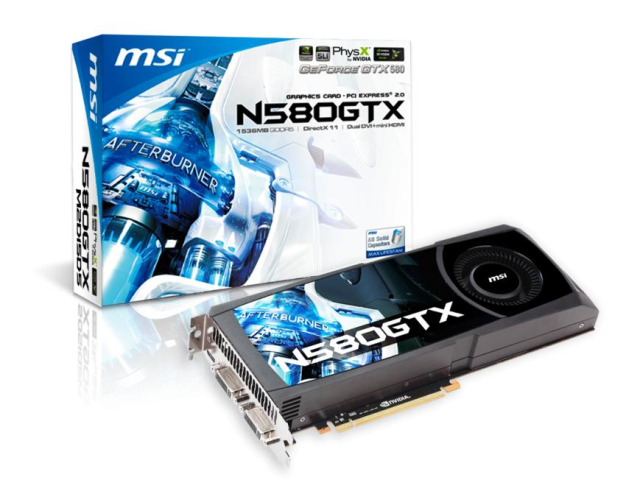 Nadupaná MSI N580GTX-M2D15D5