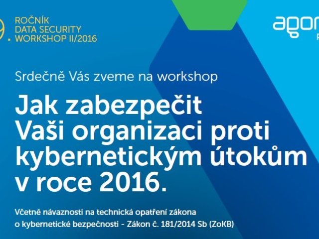 Novicom na 9. ročníku Data Security Workshopu II/2016 v Praze