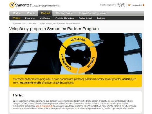 Partnerský program Symantec vylepšen