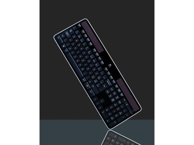 Klávesnice se solárním napájením