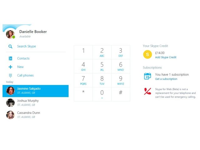 Skype rozšířil možnosti své webové aplikace