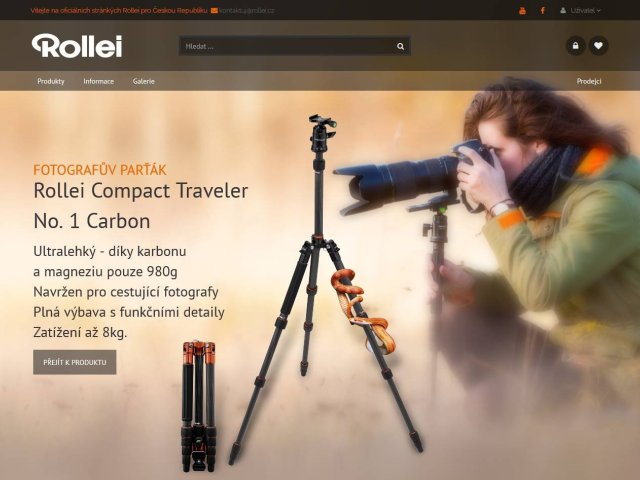 Nové oficiální webové stránky Rollei CZ