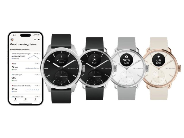 Withings: hybridní hodinky ScanWatch 2 a ScanWatch Light