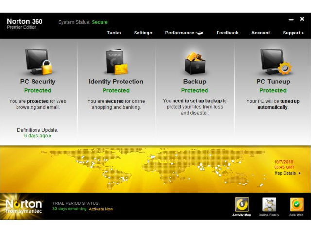 Beta Norton 360 verze 5.0
