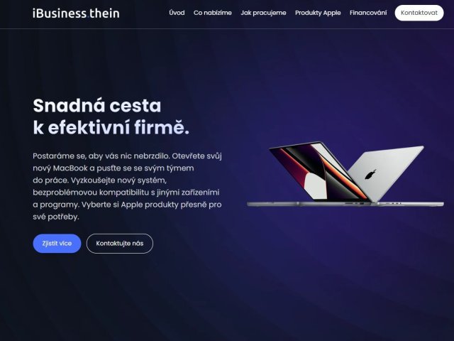Český servis se po dokončení transformace přejmenovává na iBusiness Thein   
