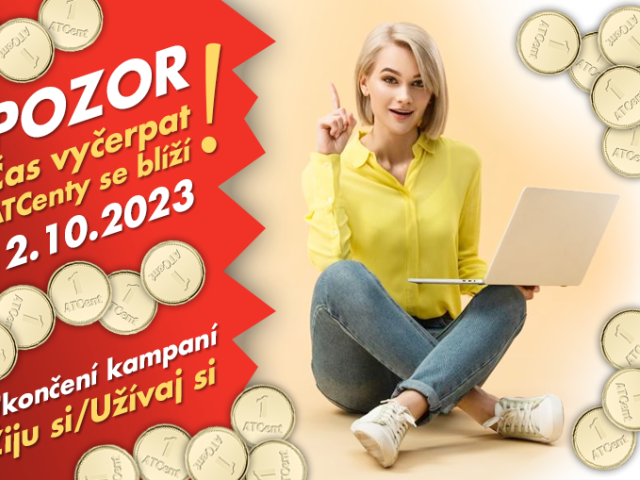 Nezapomeňte si směnit ATCenty 2023