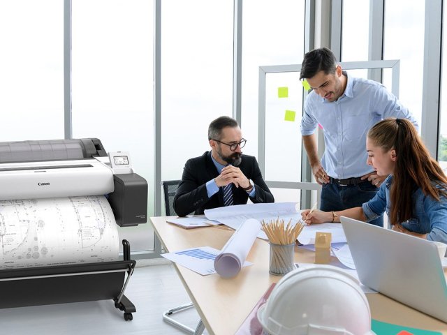 Canon představil nové velkoformátové tiskárny pro tisk CAD výkresů a plakátů