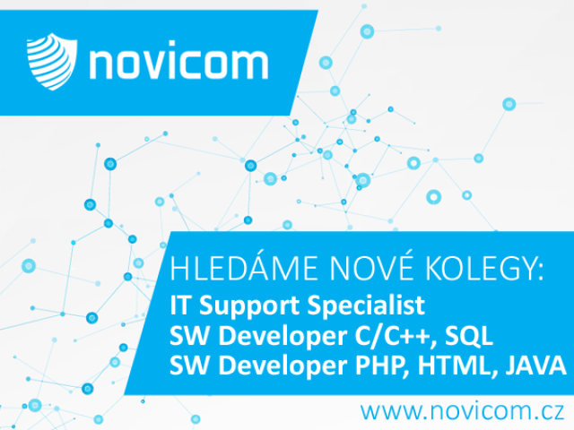 Volné pozice v IT oddělení společnosti Novicom