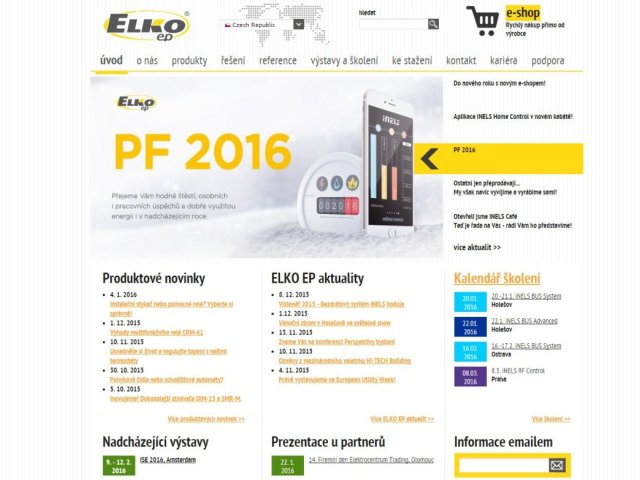 Elko EP spustilo nový e-shop