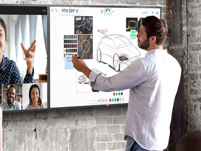 Sharp/NEC uvedl na trh systém pro duální spolupráci LCD 75"