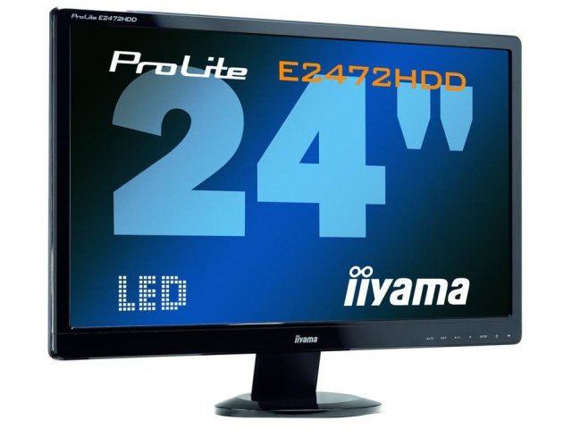LCD iiyama s LED podsvícením – ProLite E2472HDD