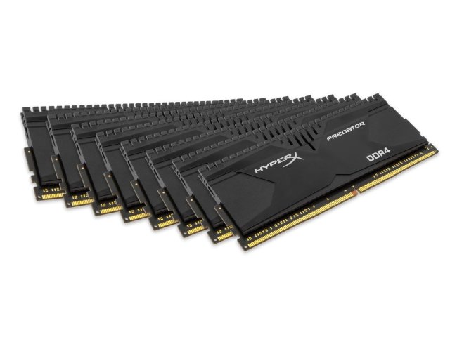 HyperX uvedl na trh paměti DDR4 s kapacitou až 128 GB