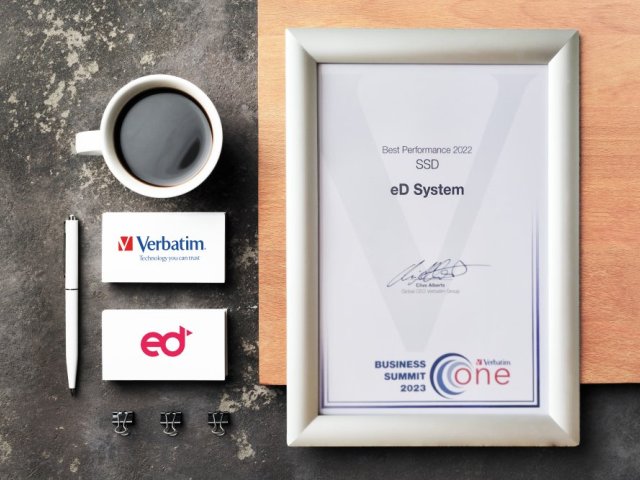 Verbatim ocenil eD system za nejvyšší prodeje SSD ve střední Evropě