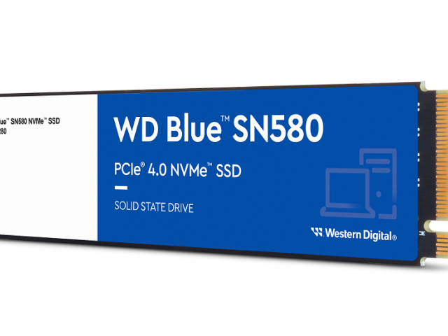WD Blue SN580 NVMe SSD s technologií nCache 4.0
