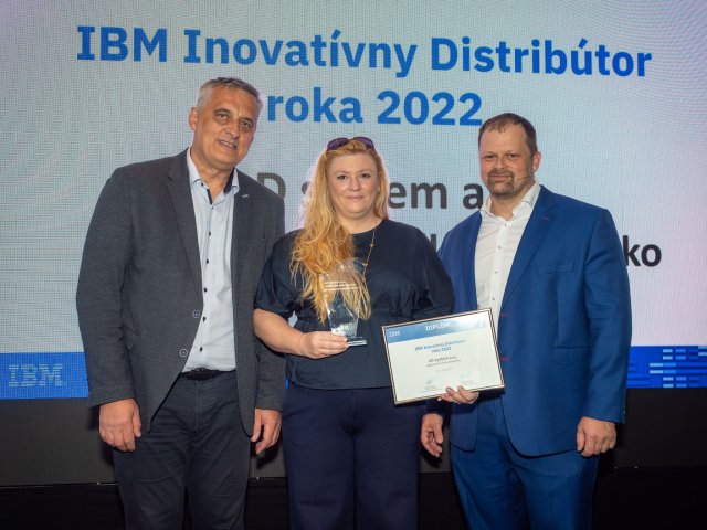 eD system přebral ocenění Inovativní distributor značky IBM