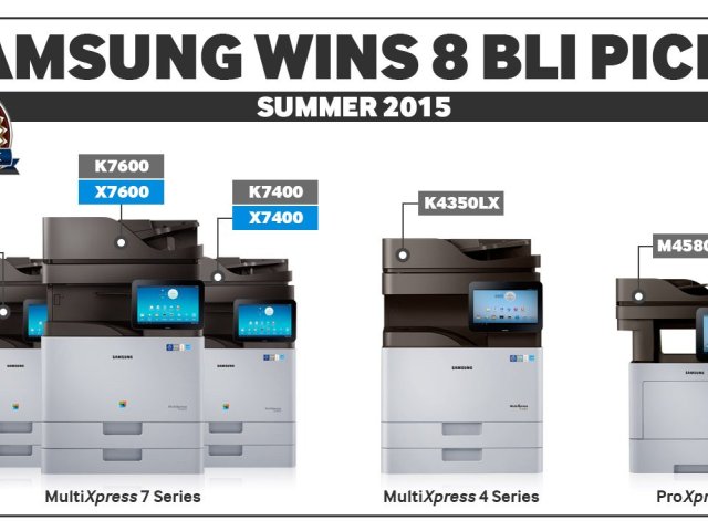 Tiskárny Samsung získaly osm ocenění za mimořádné výsledky od Buyers Laboratory