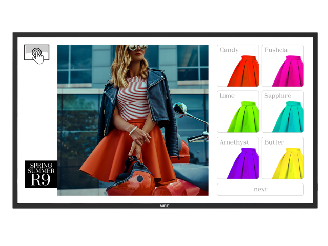 Sharp/NEC - uvedla na trh nové infračervené dotykové displeje NEC ME IR-2 ve třech velikostech 43“, 50“ a 55“