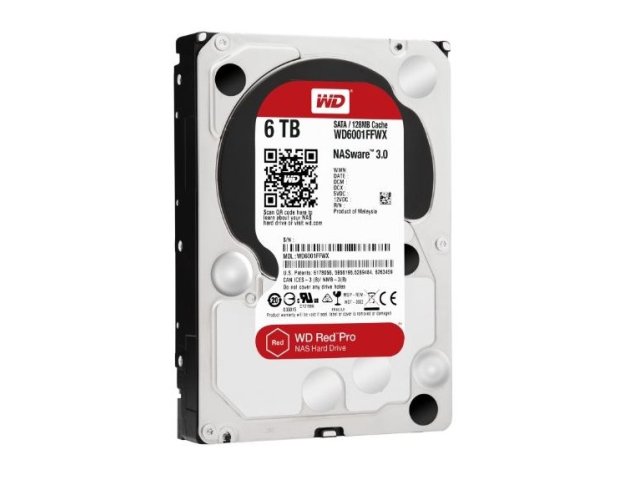 Pevné disky WD Red Pro jsou nyní dostupné i v kapacitě 6 TB