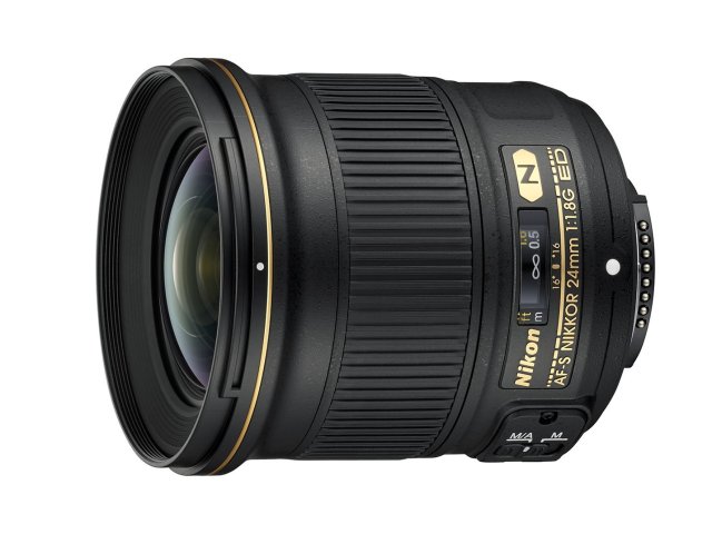 Nový světelný objektiv AF-S NIKKOR 24 mm f/1,8G ED