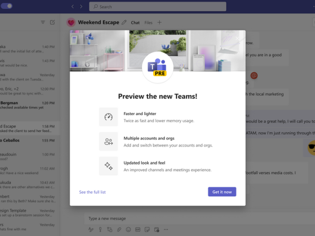 Nová verze Microsoft Teams bude jednodušší, rychlejší a nespotřebuje tolik RAM
