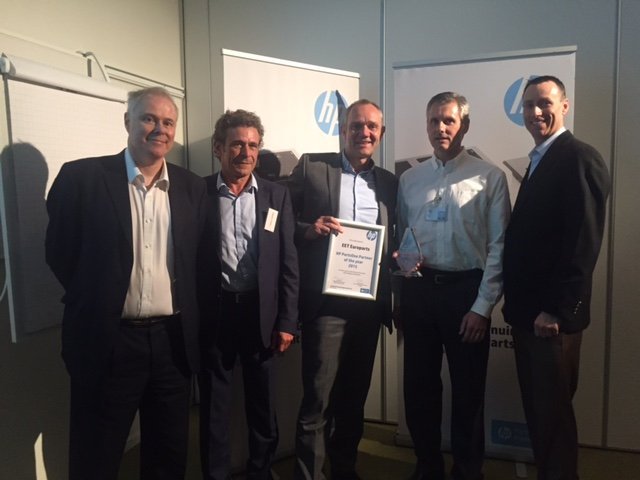 EET Europarts jako "HP PartsOne Partner of the year"