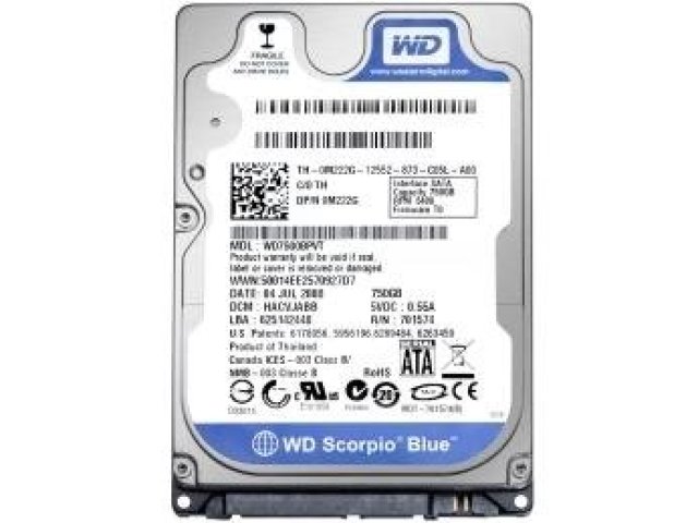 WD vede se 750GB diskem v plošné hustotě záznamu